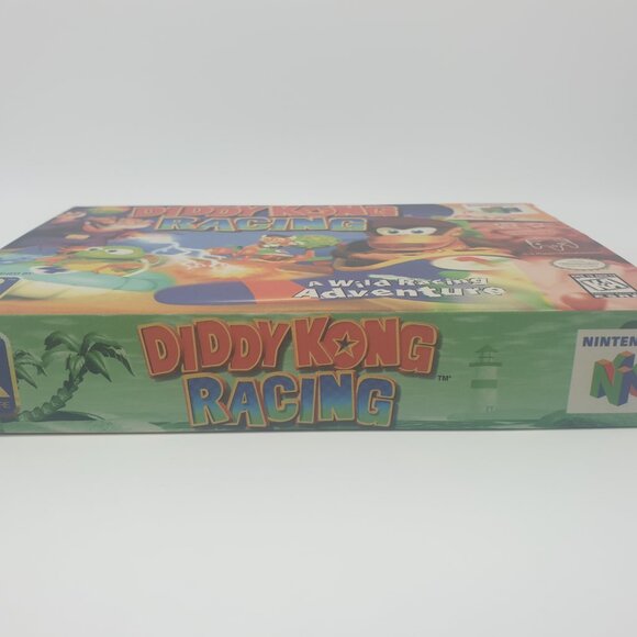 DIDDY KONG NINTENDO N64 REPLACEMENT BOX INCLUDES INSERT + CLEAR CASE - Picture 5 of 8
